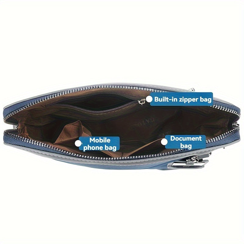 Men's Shoulder Bag With High-grade Cloth, Sling Bag, Crossbody Bag For Hanging Out & Daily Commute, Ideal Exquisite Gift For Boyfriend & Relatives