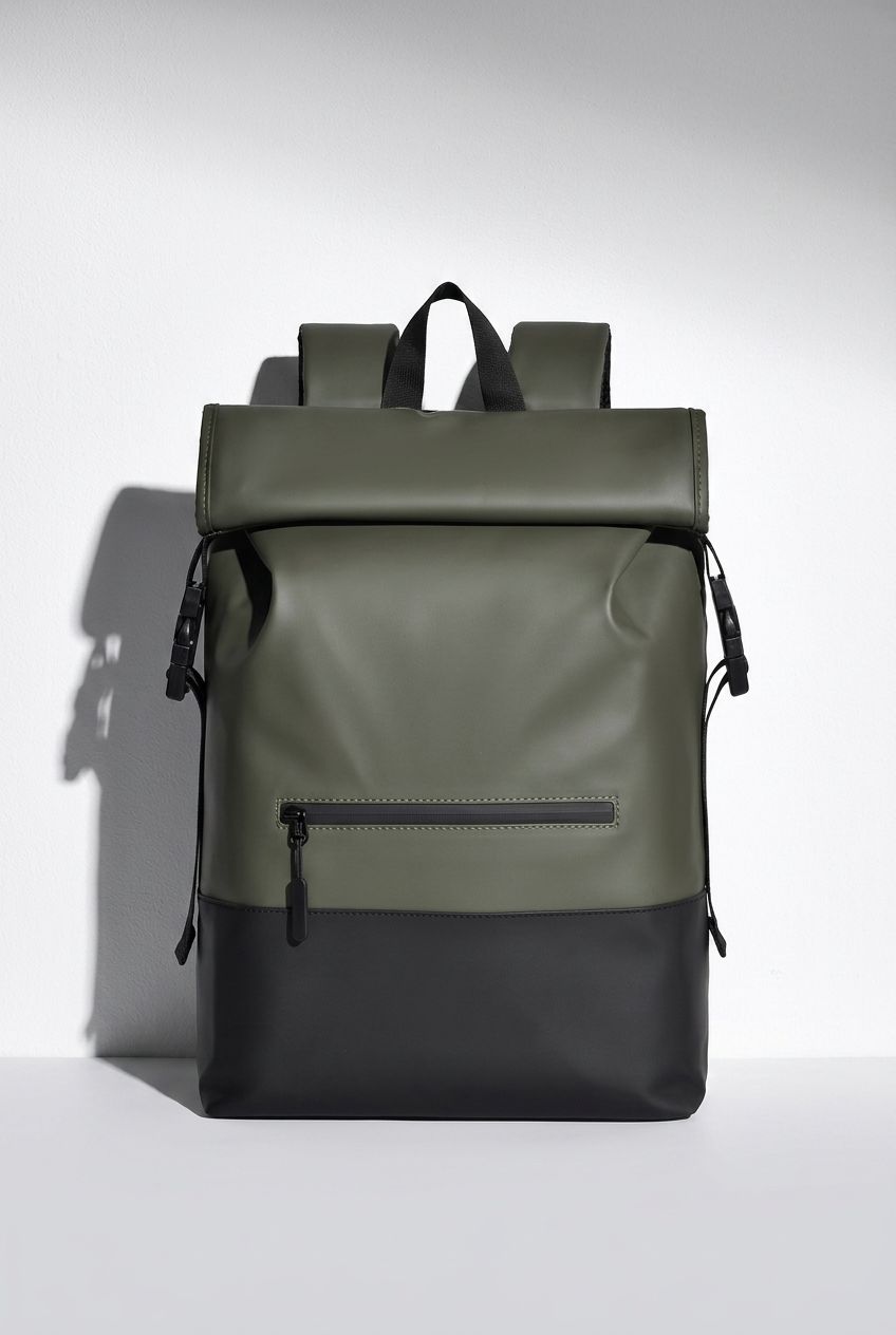 NordEdge Roll-Top Backpack in Use