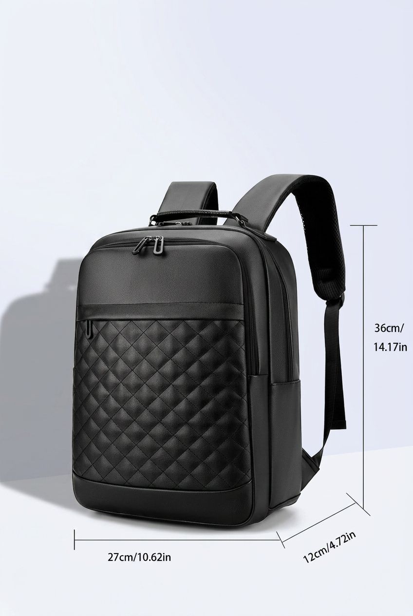 Unisex Casual Backpack Interior — Large Capacity Multi-Pocket Storage