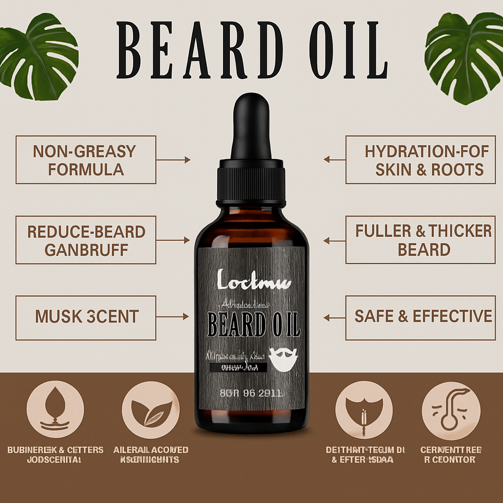 Exquisite Vanilla Beard Elixir - Hydrate & Strengthen - Menloft