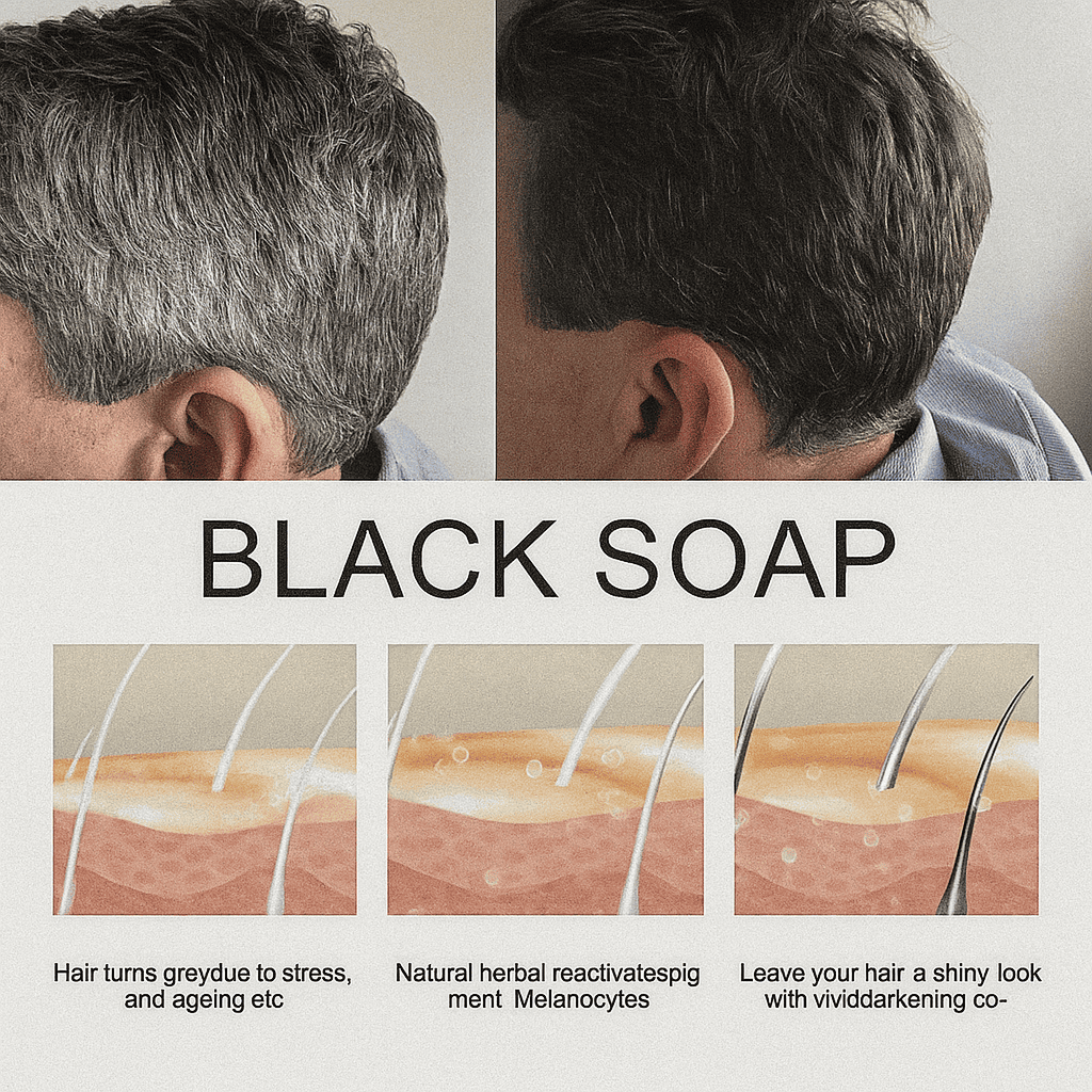 Luxurious Polygonum Hair Darkening Shampoo Bar - Menloft
