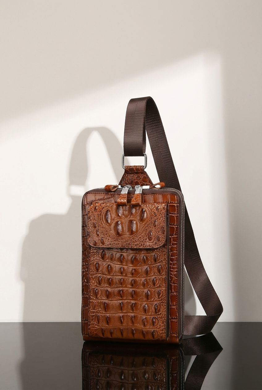 Chest Bag for Men — Versatile Wear: Chest, Shoulder or Waist