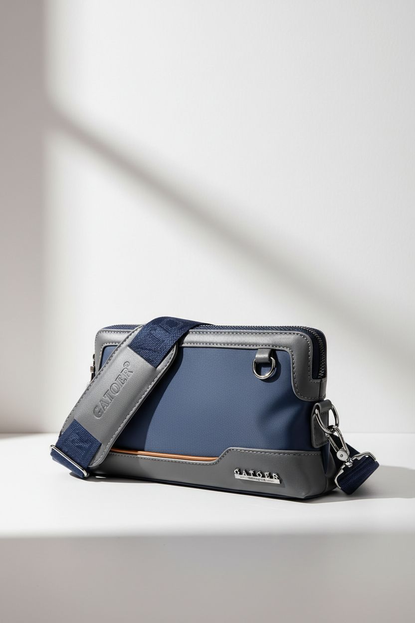 Crossbody Bag OxfordPro Carry — Adjustable Premium Oxford Fabric - Men's Bag Lifestyle Shot