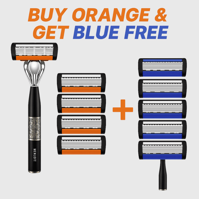 Exquisite 3-Blade Safety Razor with Ergonomic Elegance - Unlimited offer