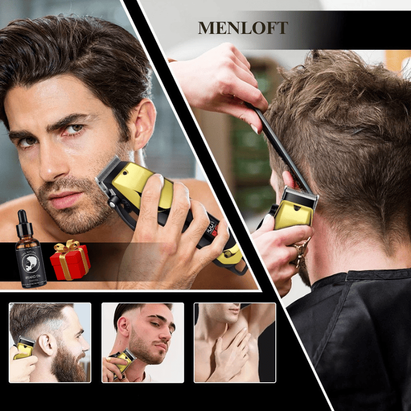 Exquisite USB Rechargeable Hair Clipper Set for Men - Menloft
