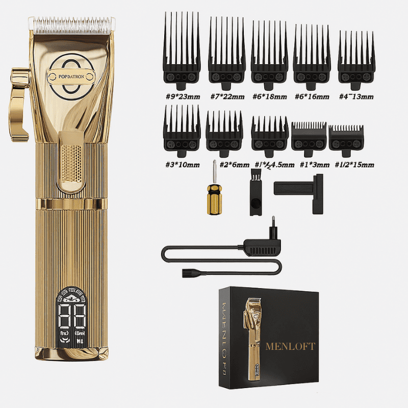 Pop Barbers Elite Hair Clipper & Trimmer Set - Menloft