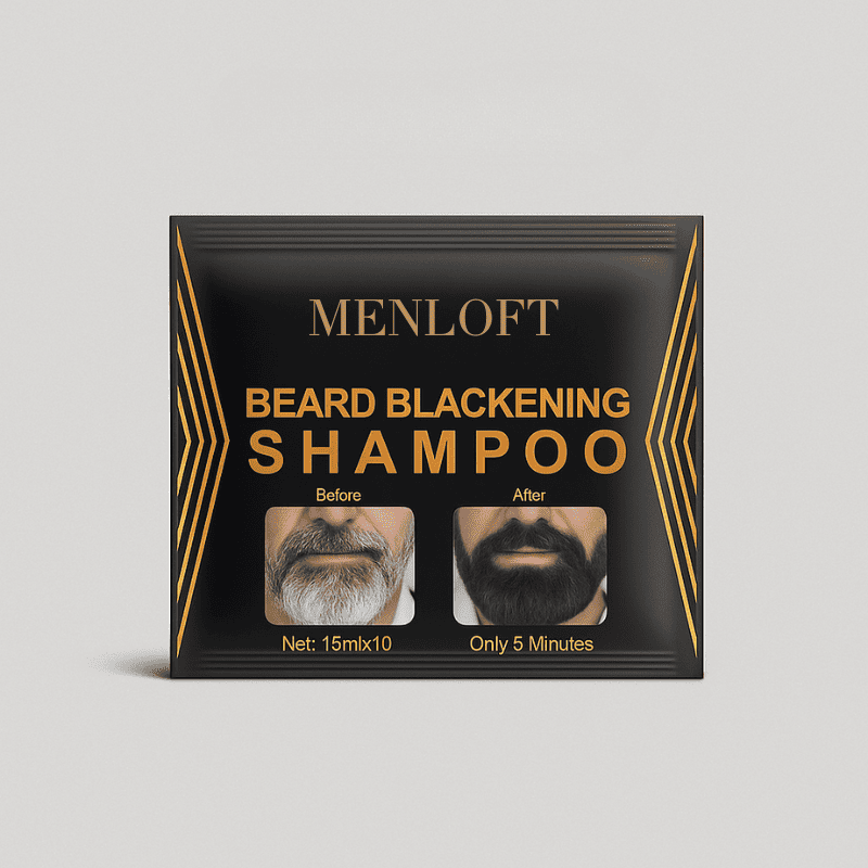 Luxurious 5-Minute Beard Blackening Shampoo - Menloft