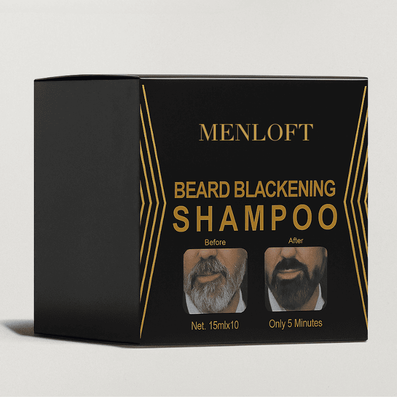 Luxurious 5-Minute Beard Blackening Shampoo - Menloft