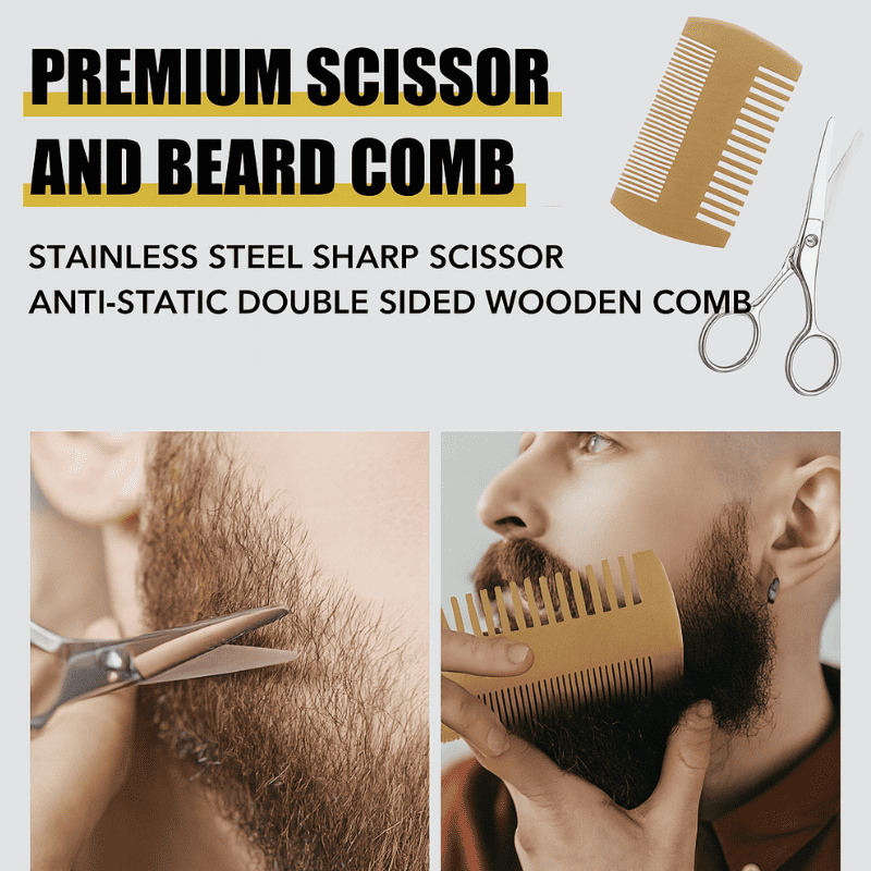 Exquisite Beard Growth & Care Kit for Men - Menloft
