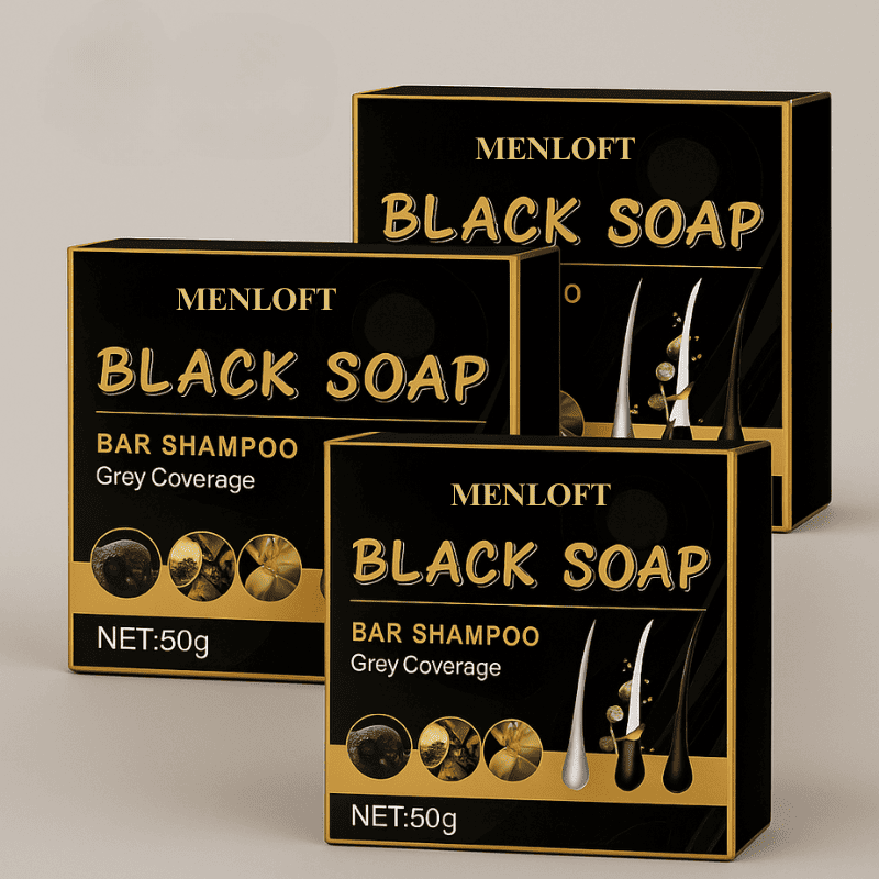 Luxurious Polygonum Hair Darkening Shampoo Bar - Menloft