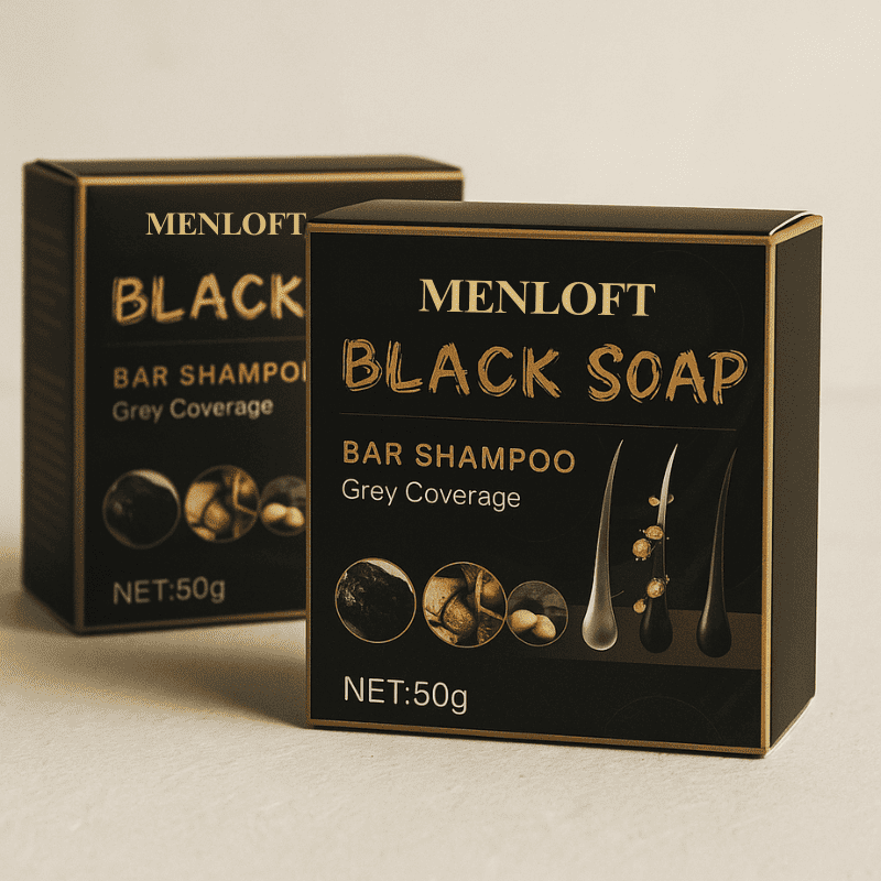 Luxurious Polygonum Hair Darkening Shampoo Bar - Menloft