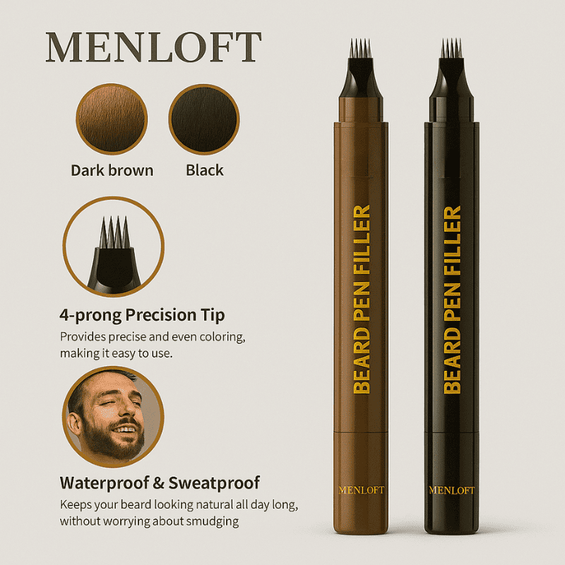 Exquisite Beard Filler Pen - Perfect Definition & Style - Menloft