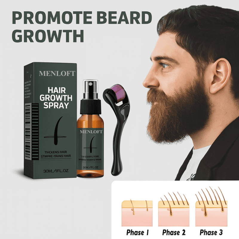 Exquisite Beard Growth & Care Set for the Modern Gentleman - Menloft