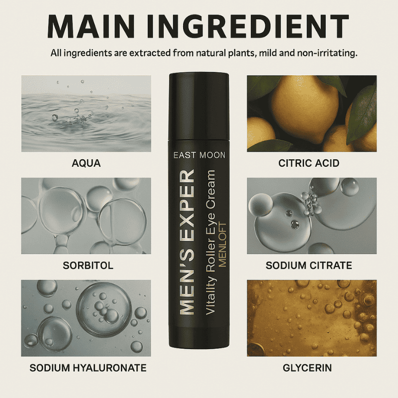 Elite Men's Eye Revitalizing Roller - Menloft