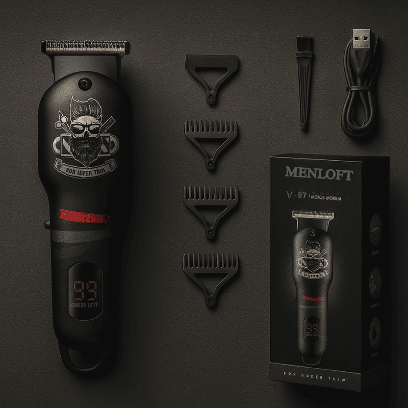 VGR Premium Vintage Electric Hair & Beard Trimmer - Menloft