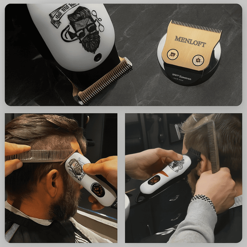 VGR Premium Vintage Electric Hair & Beard Trimmer - Menloft