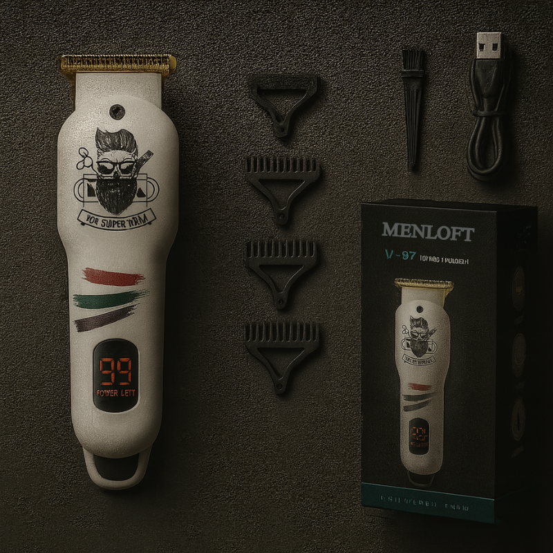 VGR Premium Vintage Electric Hair & Beard Trimmer - Menloft