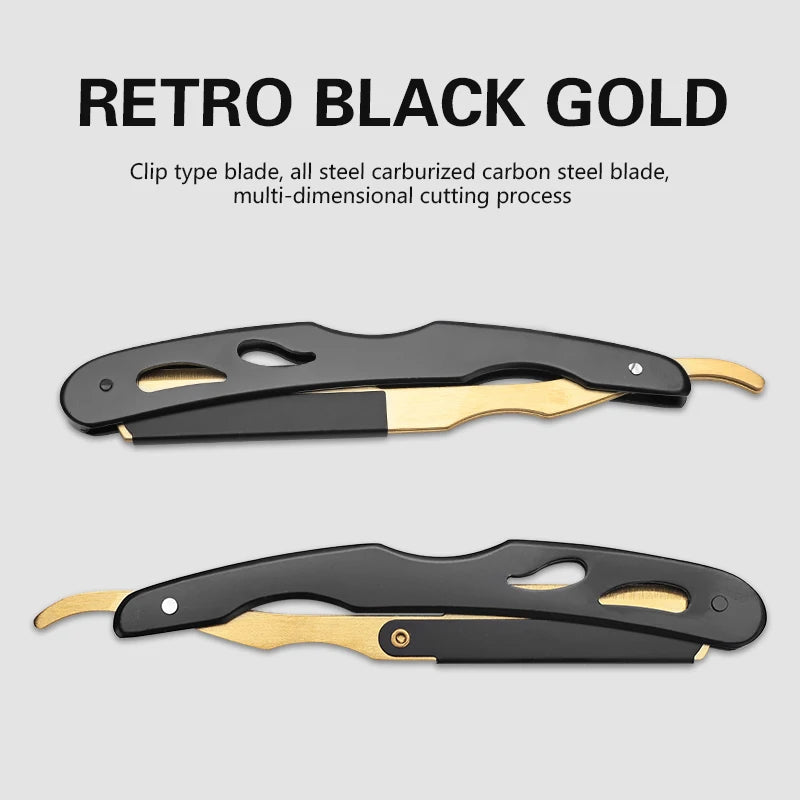 Luxury Stainless Steel Barber Razor - Menloft