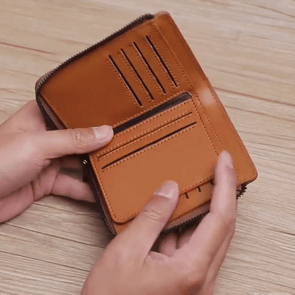Menloft Wallet AisGuard RFID – men's bag detail view | Durable & Stylish