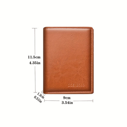 Bifold Wallet SafeHide Pro — Anti-Theft RFID Blocking Leather - Premium Leather Texture Close-Up