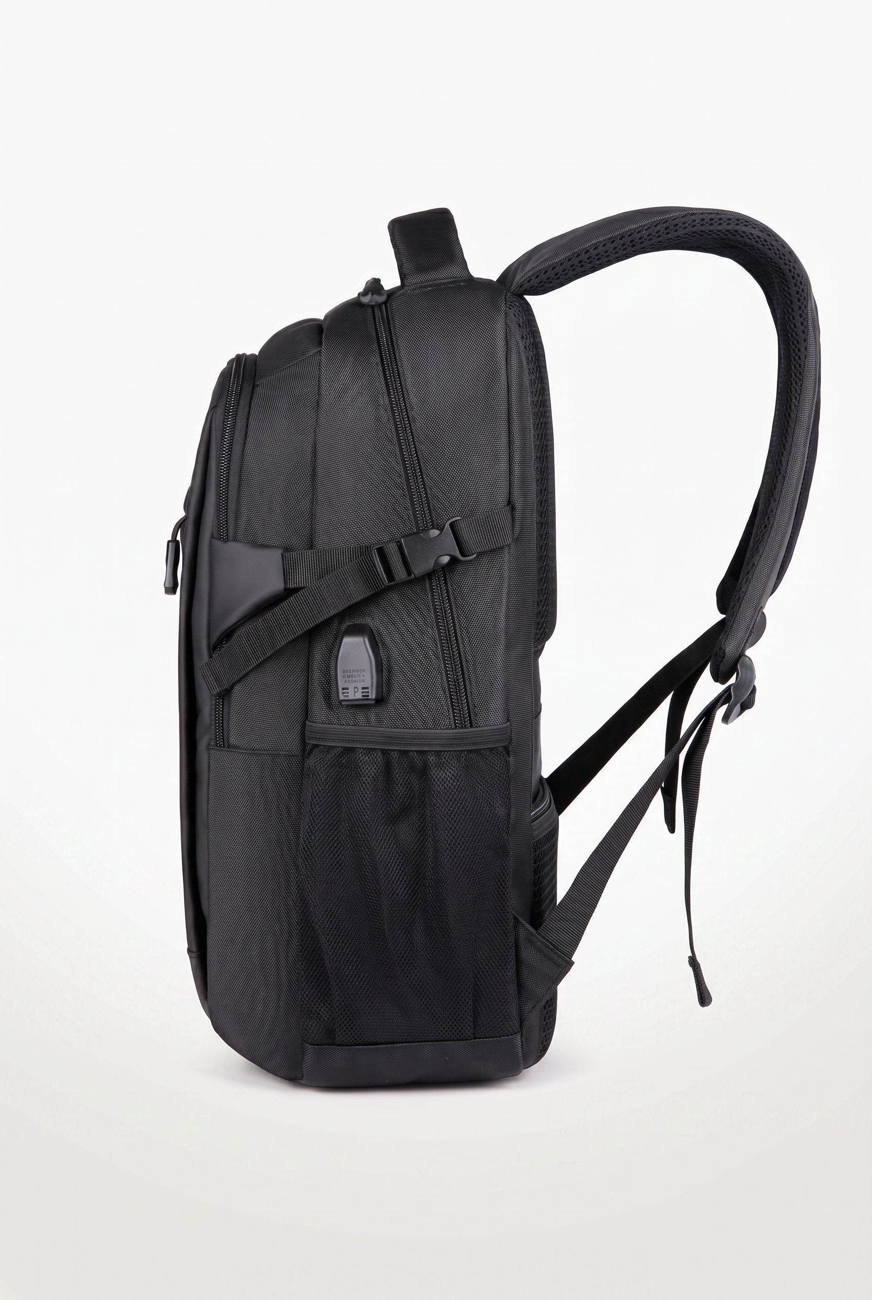 Menloft Backpack FlexPack Smart Travel – men's bag side view | Slim & Minimalist