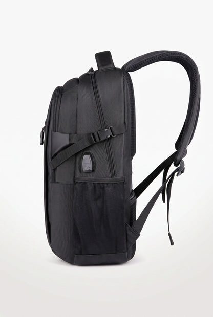 Menloft Backpack FlexPack Smart Travel – men's bag side view | Slim & Minimalist