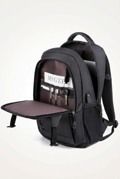 Menloft Backpack FlexPack Smart Travel – men's bag close-up texture | Premium materials