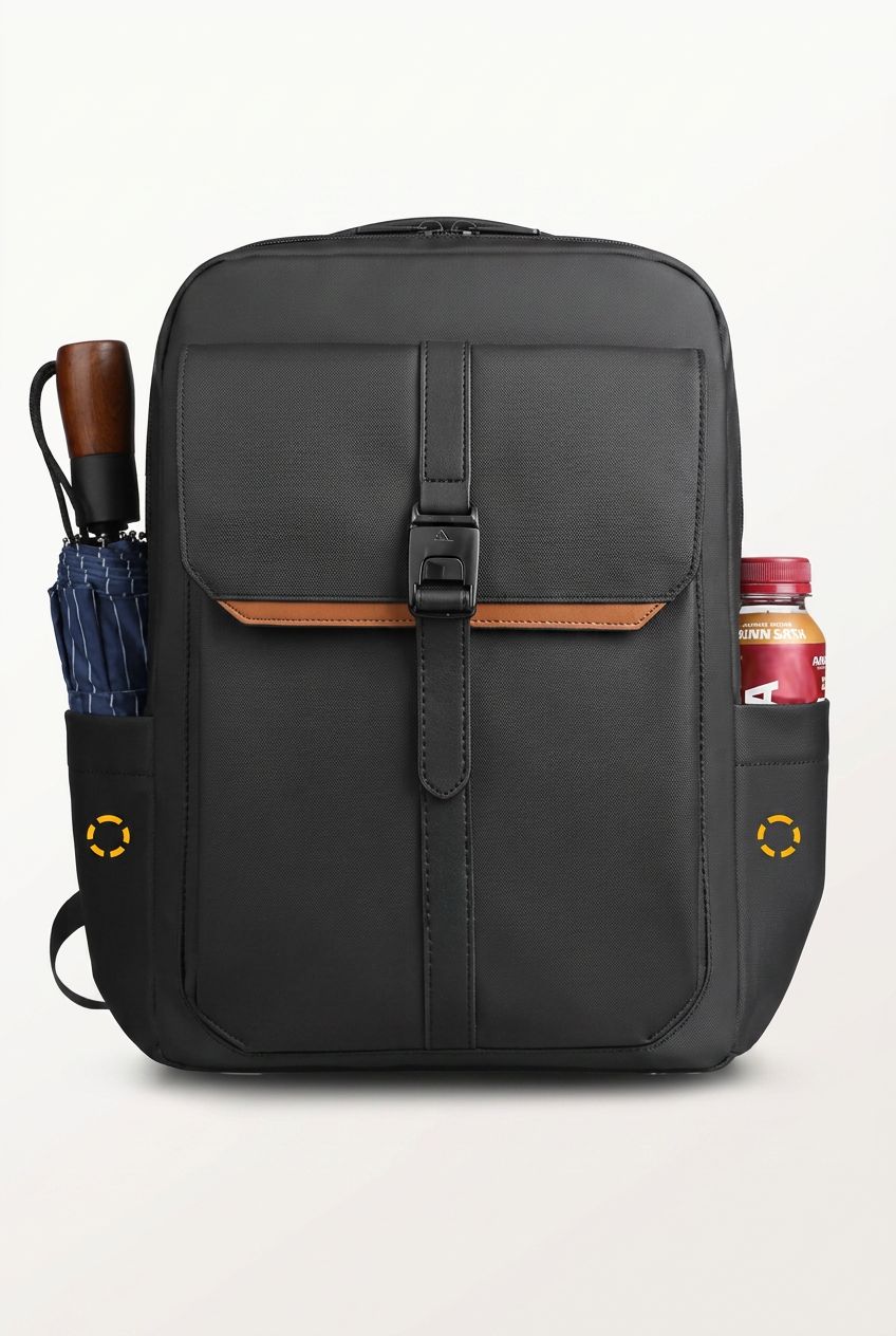 Menloft Backpack KnightVault Organized – men's bag detail view | Durable & Stylish