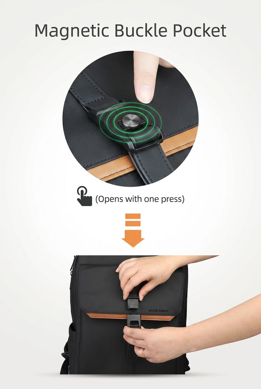 Menloft Backpack KnightVault Organized – men's bag lifestyle photo | Everyday carry