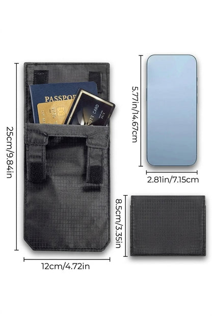 Belt Wear Mini Wallet Pouch, Multi-Function Hidden Waist Wallet for Passport ID Card Cash,Casual Anti-Theft Belt Organizer Pouch