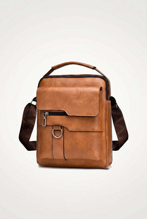Briefcase ExecuCarry Versatile – Menloft Premium men's bag | RFID Blocking | Genuine Leather