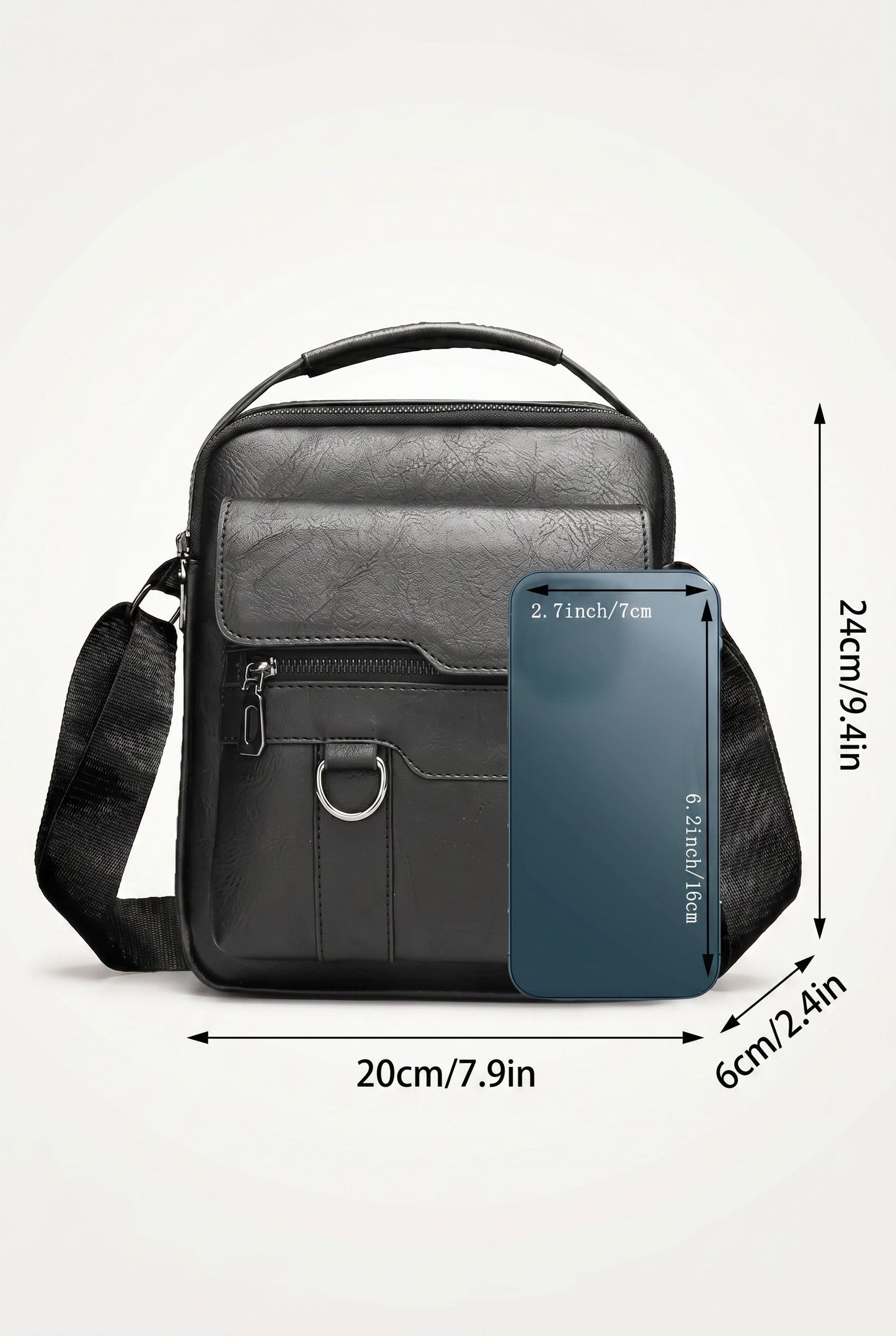 Menloft Briefcase ExecuCarry Versatile – men's bag interior compartments | Organized storage