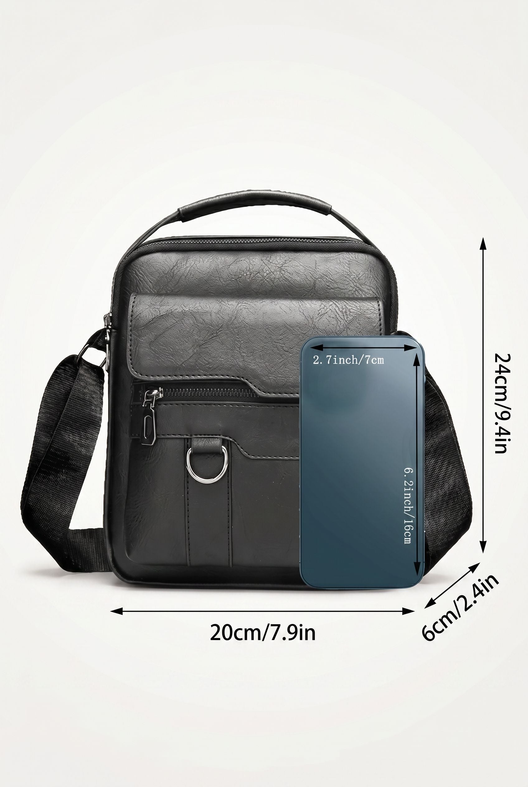 Menloft Briefcase ExecuCarry Versatile – men's bag interior compartments | Organized storage