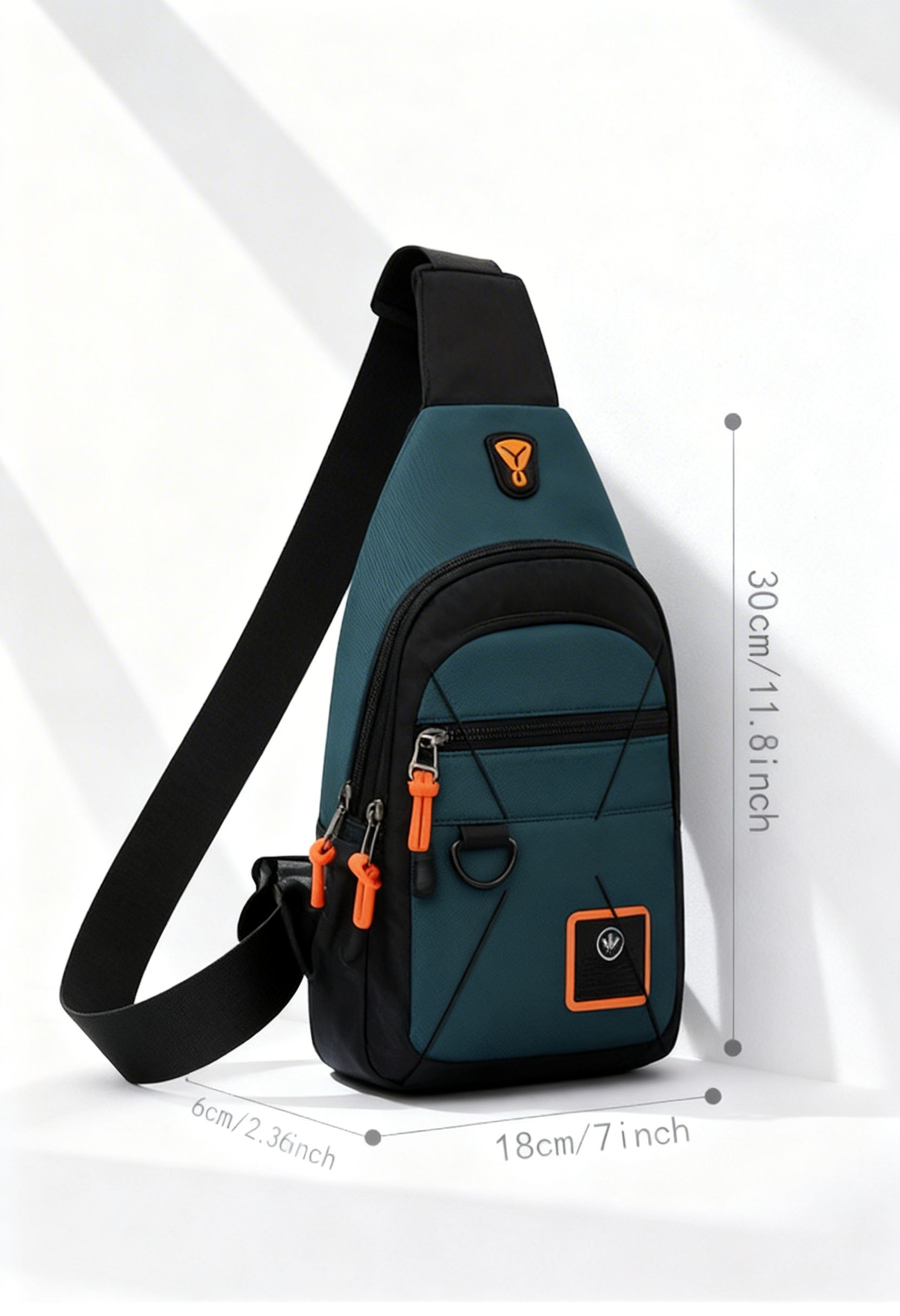 Crossbody Bag Fashion — Waterproof Leather Shoulder Bag - Bag Size and Capacity Reference