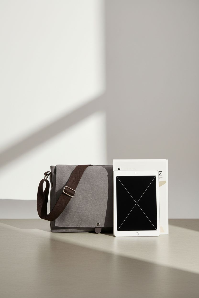 Crossbody Bag Fashionable — Waterproof Leather Shoulder Bag - Back Panel Anti-Theft Pocket