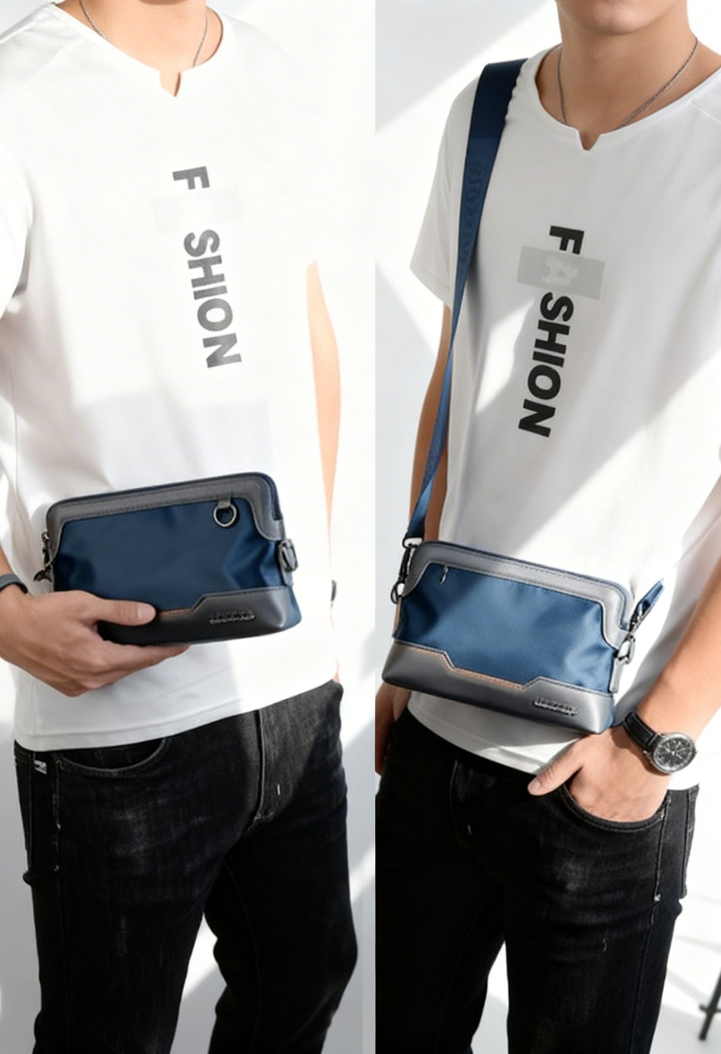 Crossbody Bag OxfordPro Carry — Adjustable Premium Oxford Fabric - Adjustable Strap Detail