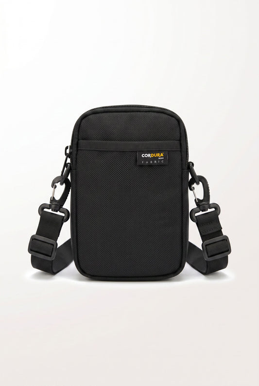Crossbody NomadCore Cordura – Menloft Premium men's bag | RFID Blocking | Genuine Leather