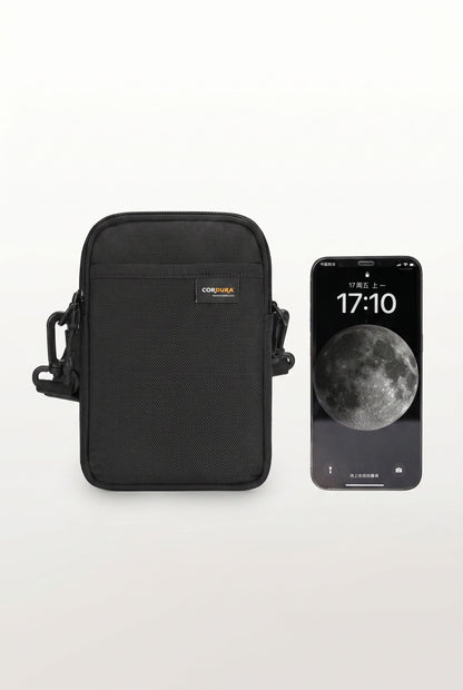 Menloft Crossbody NomadCore Cordura – men's bag side view | Slim & Minimalist