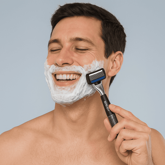 Exquisite 3-Blade Safety Razor with Ergonomic Elegance - Unlimited offer