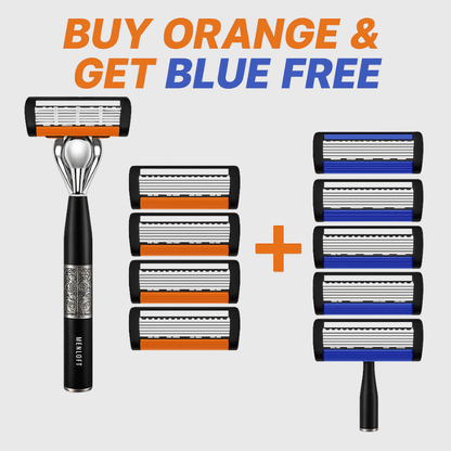 Exquisite 3-Blade Safety Razor with Ergonomic Elegance - Unlimited offer