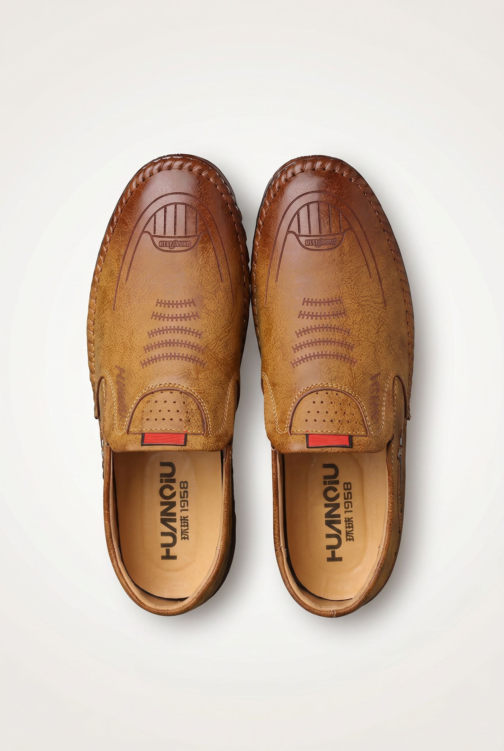 Fashion Men Loafers Lightweight Men's Driving Shoes Brand Anti-Slip Comfortable Flat Shoes Designer Rubber Sole Breathable Shoes