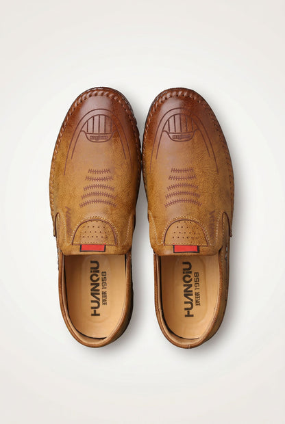 Fashion Men Loafers Lightweight Men's Driving Shoes Brand Anti-Slip Comfortable Flat Shoes Designer Rubber Sole Breathable Shoes