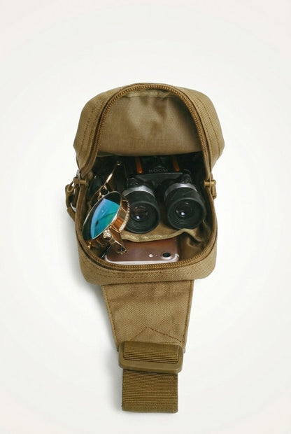 Taktische Brusttasche Militär Trekkingrucksack EDC Sporttasche Umhängetasche Crossbody Pack Sturmtasche für Wandern Radfahren Camping