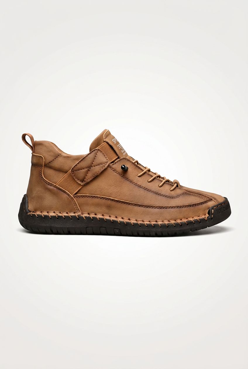 Handmade Leather Men Shoes Casual Slip On Loafers Breathable Leather Shoes Men Flats Fashion Moccasins Tooling Shoes Plus Size