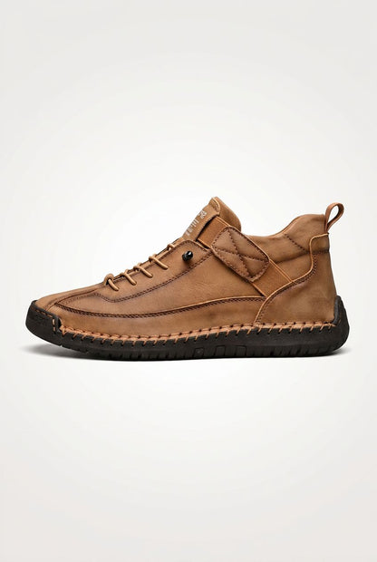 Handmade Leather Men Shoes Casual Slip On Loafers Breathable Leather Shoes Men Flats Fashion Moccasins Tooling Shoes Plus Size