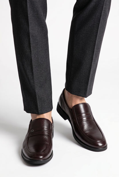 Leather Men Formal Shoes Luxury Brand 2023 Men's Loafers Dress Moccasins Breathable Slip on Black Driving Shoes Plus Size 