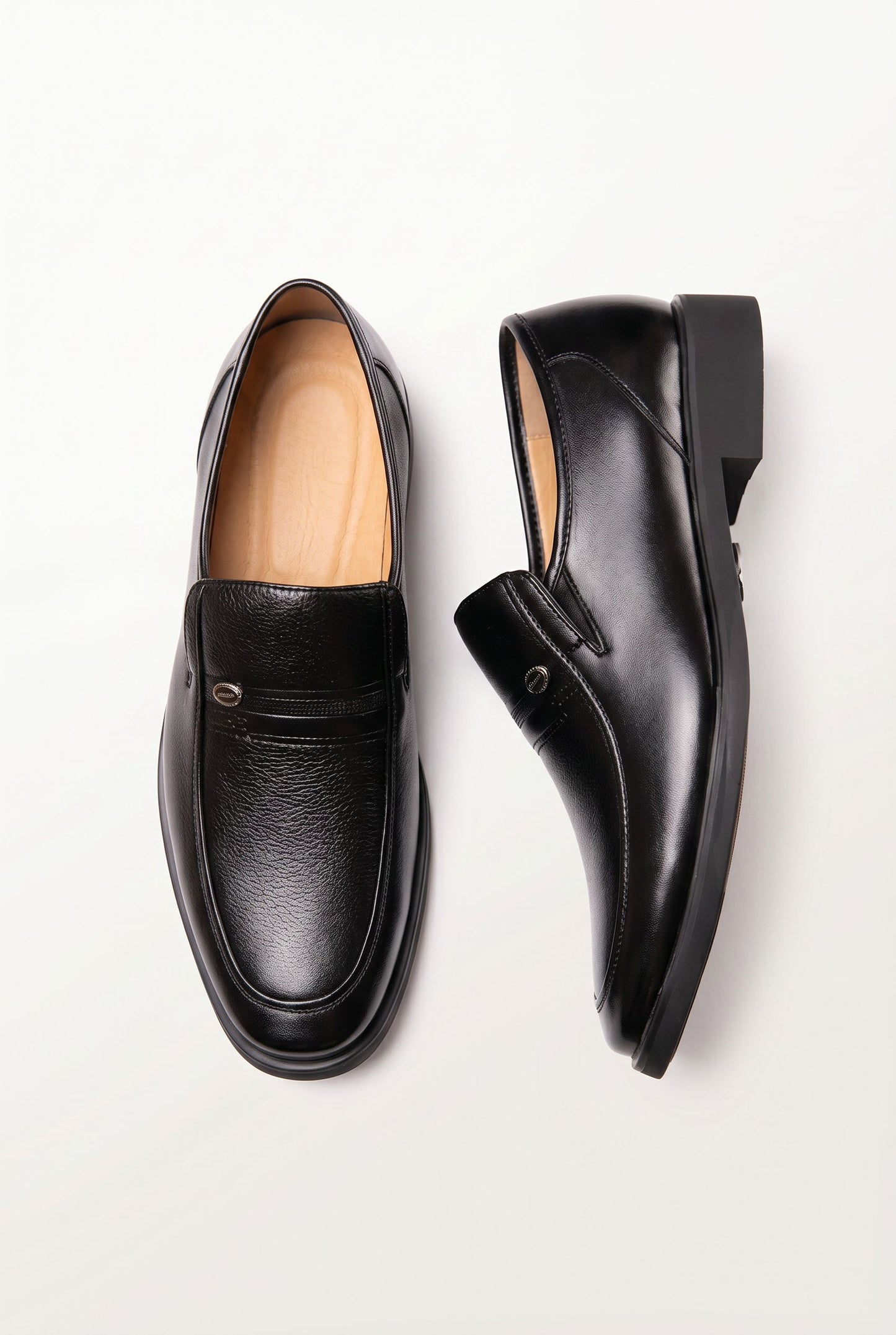 Leather Men Formal Shoes Luxury Brand 2023 Men's Loafers Dress Moccasins Breathable Slip on Black Driving Shoes Plus Size 