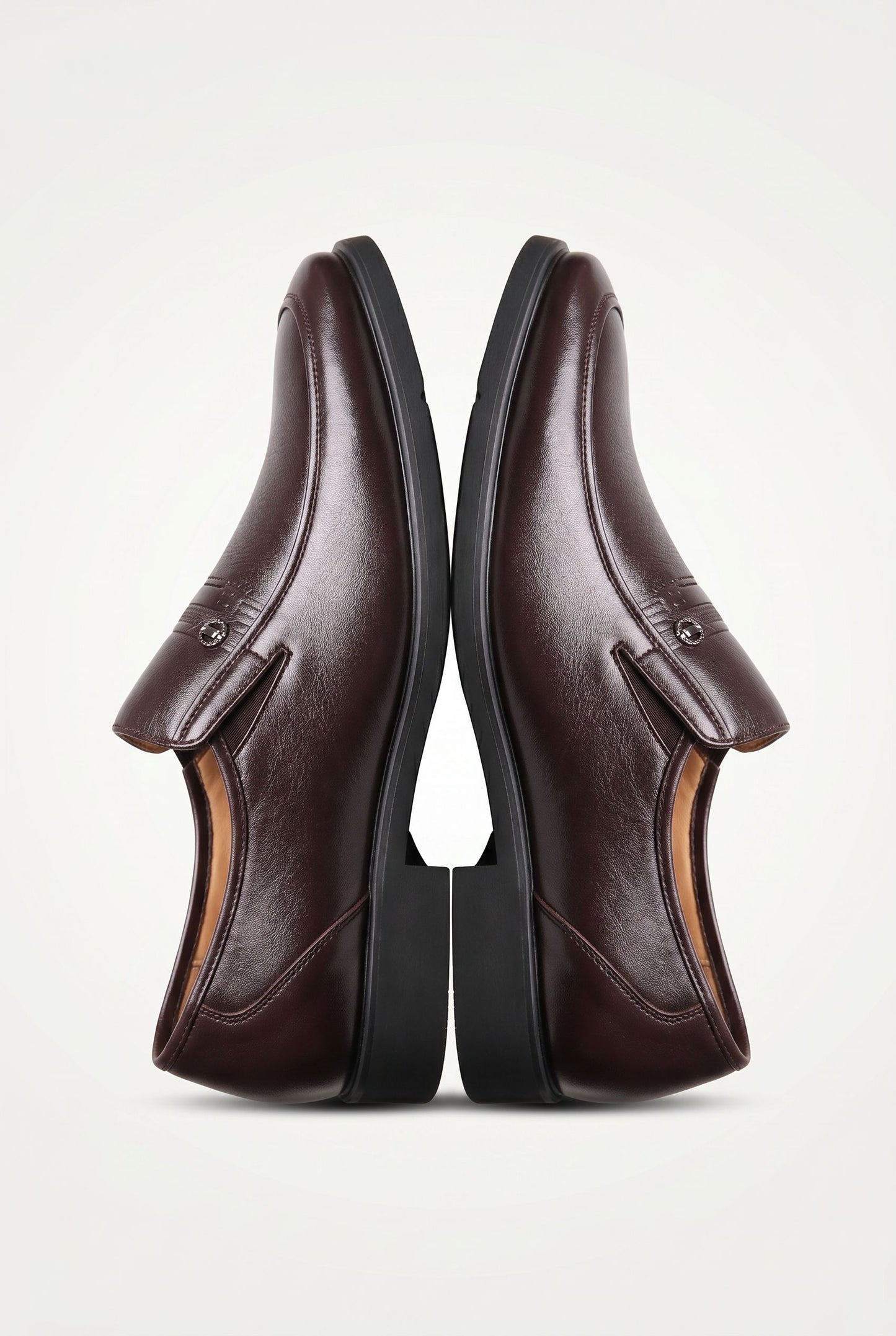Leather Men Formal Shoes Luxury Brand 2023 Men's Loafers Dress Moccasins Breathable Slip on Black Driving Shoes Plus Size 