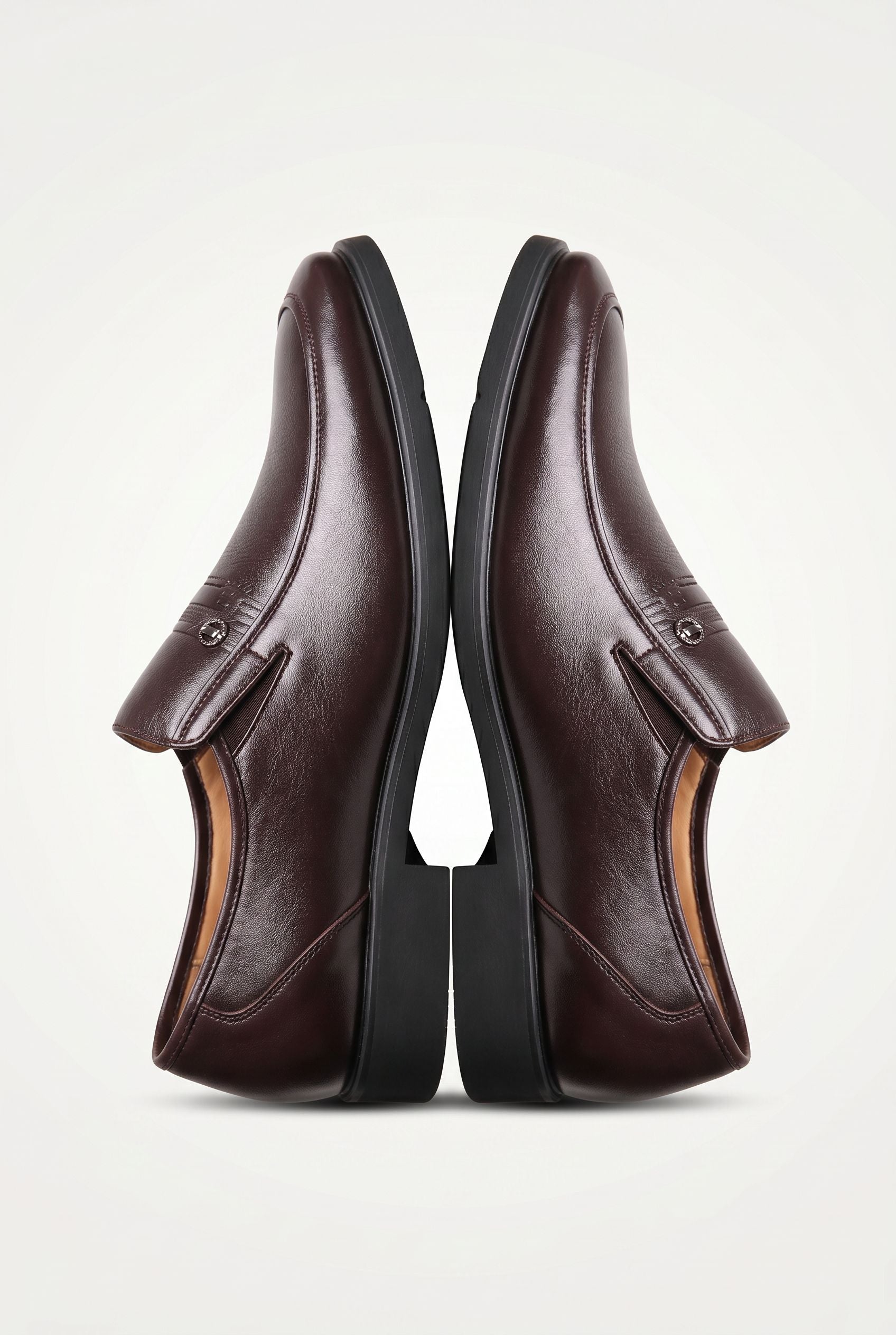 Leather Men Formal Shoes Luxury Brand 2023 Men's Loafers Dress Moccasins Breathable Slip on Black Driving Shoes Plus Size 