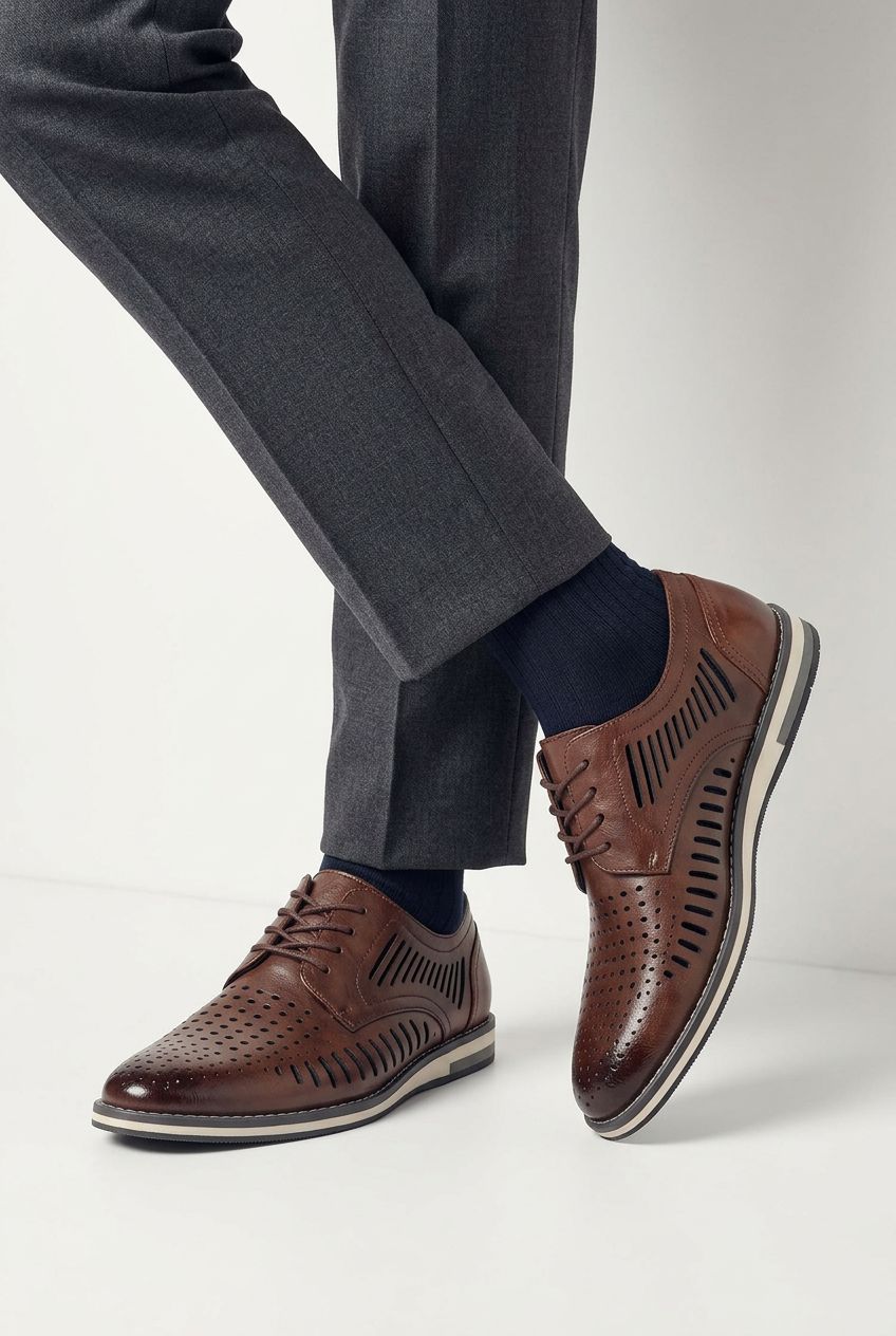 Leather loafer men fashion comfortable 2026 brand casual shoes men